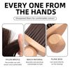 Wood Color Salon Barber Neck Duster Handle Brush Hair Haircut Accessories Barber Tools 