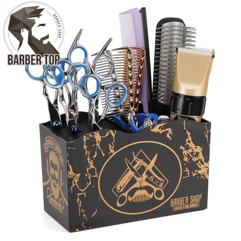 Hairdressing Tool Storage Box 5 Layers Barber Scissors Comb Clips Rack Salon Styling Tool Storage Rack Cosmetic Organizer