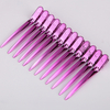 12pcs/Set Salon Hairdressing Cutting Hairpin Holding Hair Styling Clip Flat Duck Mouth Hair Clamps Sectioning Hair Styling Tools