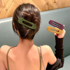 3PCS Korean Large Frosted Hair Clip for Women Large Matte Hairpin Hairgrips Hair Big Clip Bangs Barrettes Girls Hair Accessories