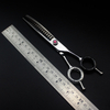 professional Japan 440c 7 '' Color pet dog grooming Curved hair scissors dog barber haircut thinning shears Hairdresser scissors