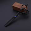 Professional Japan 440c 6 '' Black Cut Hair Scissors Haircut Thinning Barber Makas Make Up Cutting Shears Hairdresser Scissors