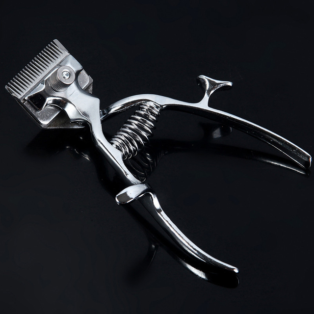 Portable Hand Manual Hair Clippers Hair Trimmer Cutter Stainless Steel Barber Hair Scissor Tool For Men Hair Care