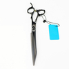 Professional JP 440c steel 8 '' Pet dog grooming Black hair scissors Cutting barber tools haircut shears Hairdressing scissors