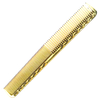 Electroplating Gold Hair Comb Pro Hairdressing Combs Ultra-thin Hair Cutting Dying Hair Brush Barber Tools Salon Accessories