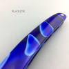 2Color Professional Manual Shaver Straight Edge Stainless Steel Sharp Barber Razor Folding Shaving Beard Cutter Acrylic+metal