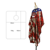 Hairdressing Accessories Barbershop Haircut Cloth Fashion Pattern Hairdresser Coat Waterproof Hair Cut Cape