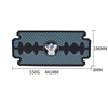 Barbertop Non-slip Salon Scissor Mat Silicone Heat Barber Anti-skid Station Pad Tools Barbershop Accessories