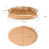 1PCS Bamboo Hair Brush Airbag Paddle Massage Combs Solid Wood Cushion Anti-Static Scalp Brush Hair Care Healthy Massager Comb
