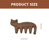 1pc Cat Shaped Massage Comb Wooden Massage Comb Mini Handheld Massage Comb Acupoint Massager Meridian Comb 9x5cm