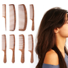 Natural Wooden Smooth Comb Scalp Massage Anti Tangling Bamboo Wood Comb Anti Tangling Static Hair Brush Salon Tool