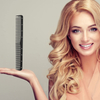 12 Pieces Carbon Fine Cutting Comb Carbon Fiber Salon Hairdressing Comb Hairdressing Comb Heat Resistant Barber Comb (Black)