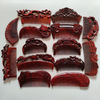 Sandalwood red sandalwood ancient style carving flower and wood comb wooden handicraft gift sandalwood comb