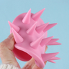 Silicone shampoo scalp hair massager shampoo massage comb bath massage brush scalp massager hair shower brush comb care tool