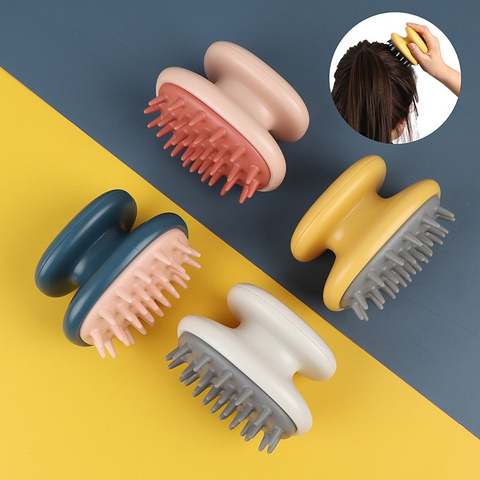Household Shampoo Comb Silicone Massage Comb Portable Head Grabber To Remove Dandruff Hair Brush Shampoo Brush Air Cushion Comb