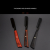 Retro Manual Straight Razor High Quality Wood Handle Feather Blade Shaving Knife Holder Men's Shaver Eyebrow Trimming Knife Gift