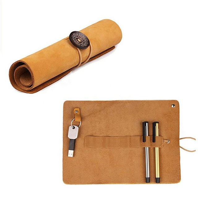 Environmental Friendly Storage Barber Scissors Tool Roll Bag Kitchen Kit Tableware Rolling Tool Bag