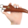 Barber Scissors Pouch Holder Holster Leather Hair Shears Bag Leather Scissor Case