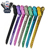 12PCP Stainless Steel Hair Clips Professional Hairdressing Barrettes Barber Aluminum Flat Hairpins Salon Hair Styling Tools