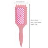 Multi-color Professional Hair Brush Girls Hairdressing Tool Soft Massage Hollowed Comb