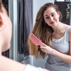 Boar Bristle Massage Vented Curved Detangling Hair Comb for Women Salon Hairdressing Hair Brush