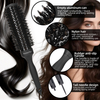 Ventilated hollow aluminum barrel of the heat resistant round hair brush