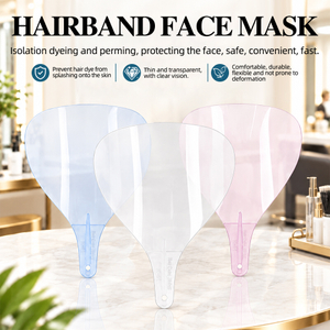 transparent haircut face shield