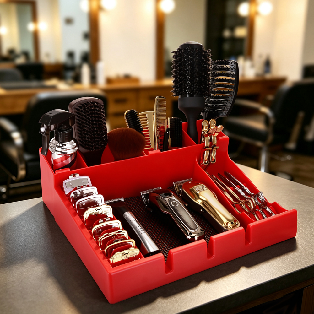 electric hair trimmer storage rack