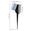colorful bristle hair brush