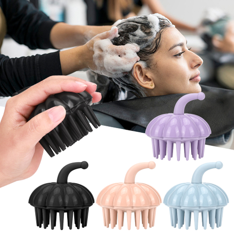 Silicone Scalp Massager Shampoo Brush Soft Hair Washing Brush for Scalp Cleaning and Hair Care