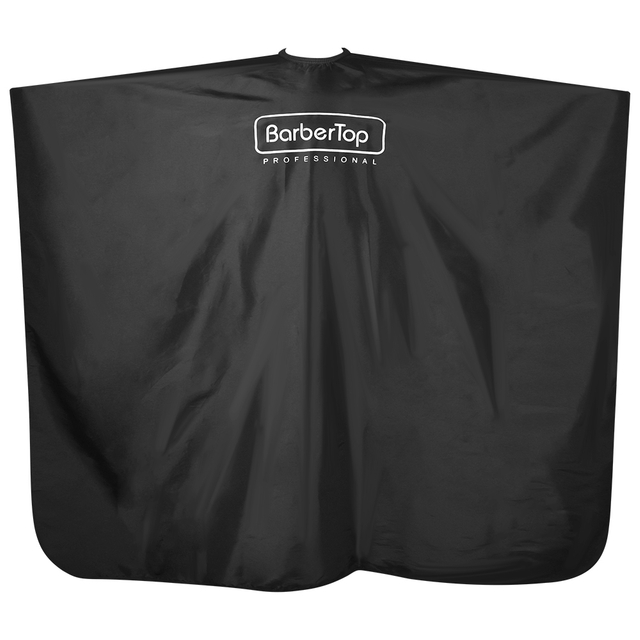 Professional black barber cape hair cutting cape for salon