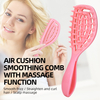 Close-up of the hollow vented design maximizing airflow for quick blow drying