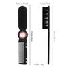 Precision Rotating Beard Brush & Comb - Dual-End Grooming Tool for Men