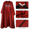 Red professional hairdressing cover for salon services
