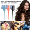 hair dyeing brush with comb