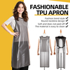 Fashion TPU hair stylist apron waterproof barber salon work apron