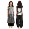 Transparent TPU hairdressing apron for professional hairstylist