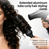 BarberTop black professional round hair brush sizes 25 32 45 53 display