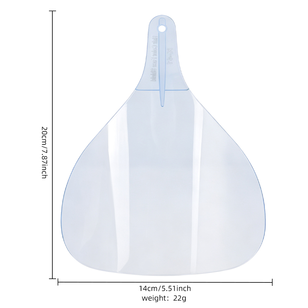 client face shield for haircut
