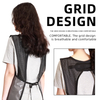 TPU barber cape back design for salon hair cutting