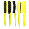 Professional hair teasing brush for salon hair styling