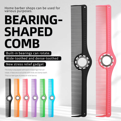Spinning Bearing Barber Comb