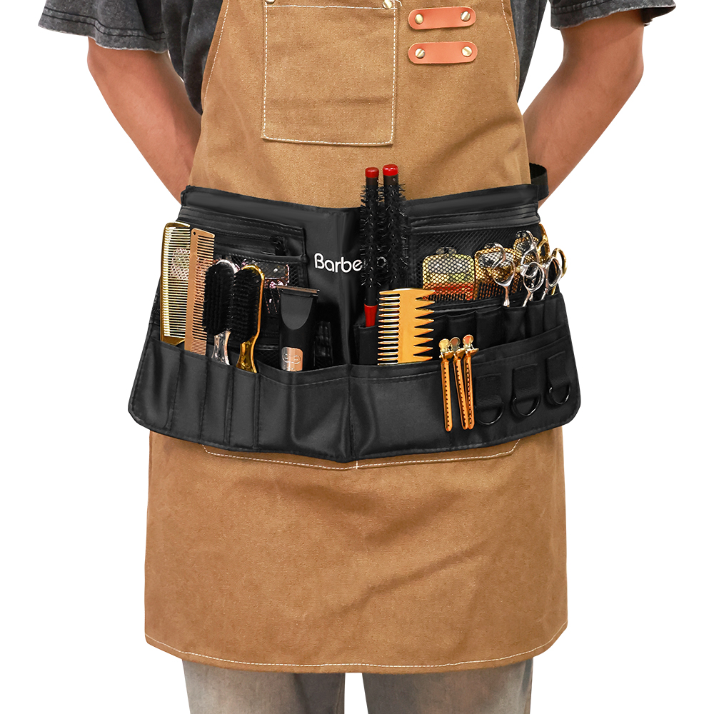 Multi pocket barber belt