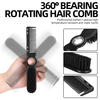 Precision Rotating Beard Brush & Comb - Dual-End Grooming Tool for Men