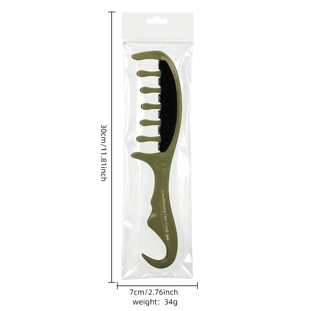 dual action hair care comb